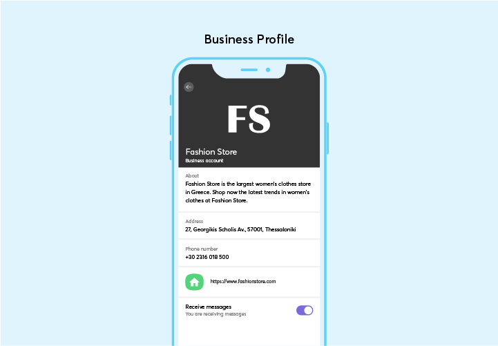 business profile