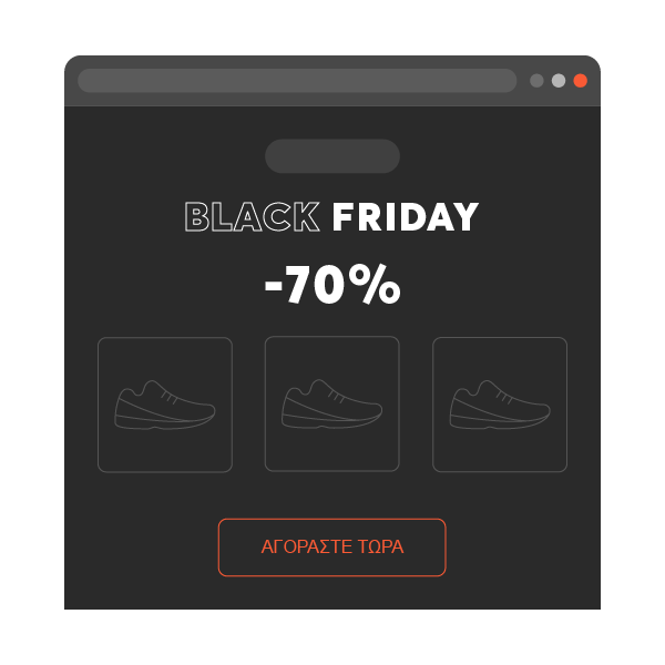 landing page black